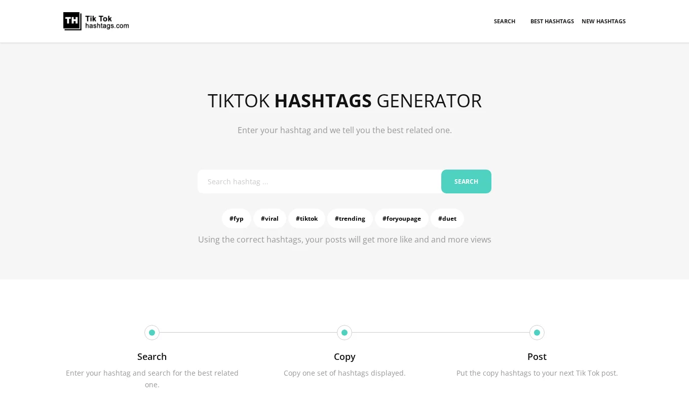 TikTok的标签生成器