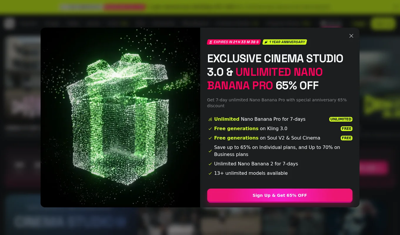 Higgsfield – 电影级 AI 视频生成平台