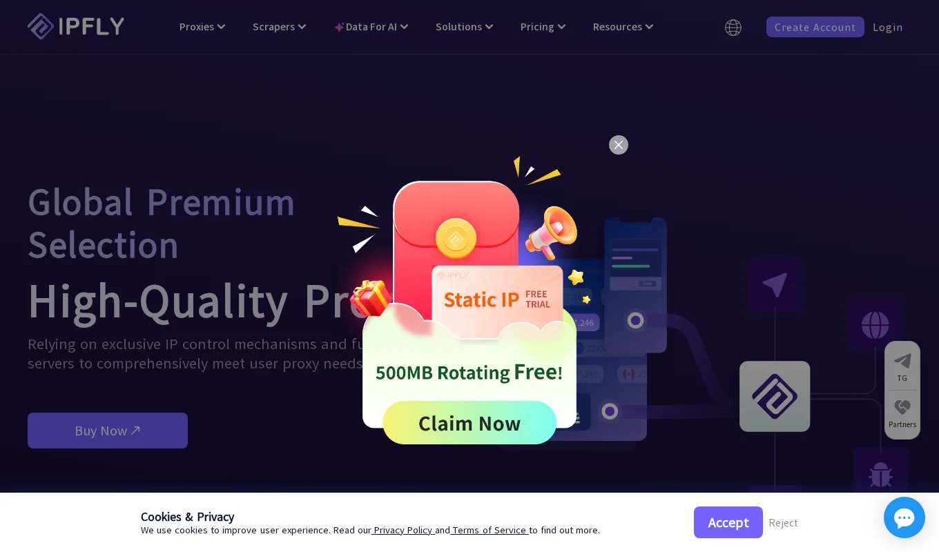 IPFLY全球住宅代理