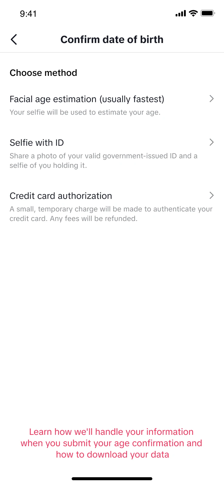 TikTok创作者年龄认证
